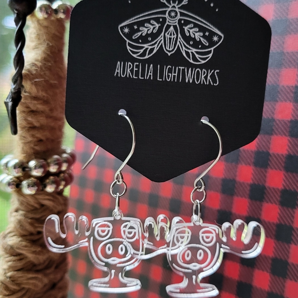 Moose Mug earrings - National Lampoon's Christmas Vacation - Picture 3 of 11